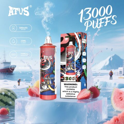 DE018 Vaper Desechable Puffs 13000 Caladas Vapers ATVS Vape