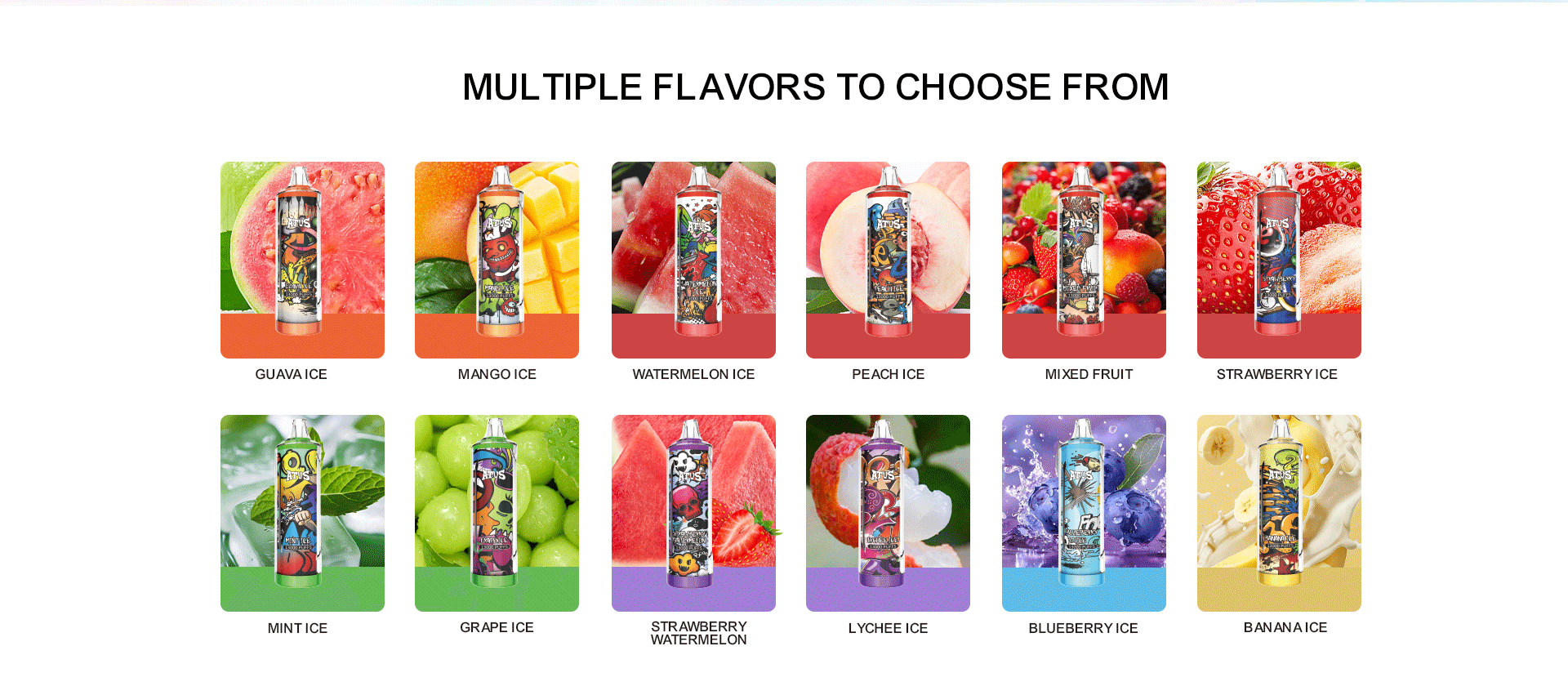 DE018 Vaper Desechable Puffs 13000 Caladas Vapers ATVS Vape