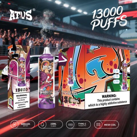 DE018 Vaper Desechable Puffs 13000 Caladas Vapers ATVS Vape