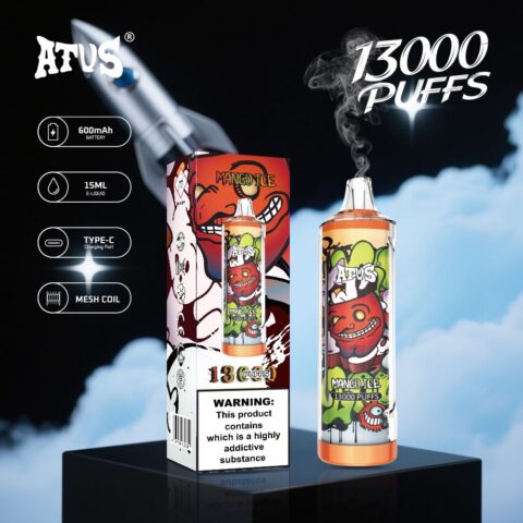 DE018 Vaper Desechable Puffs 13000 Caladas Vapers ATVS Vape