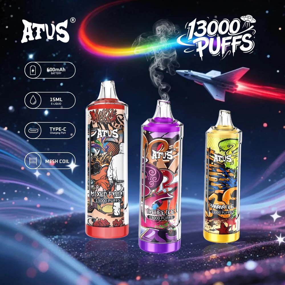 DE018 Vaper Desechable Puffs 13000 Caladas Vapers ATVS Vape