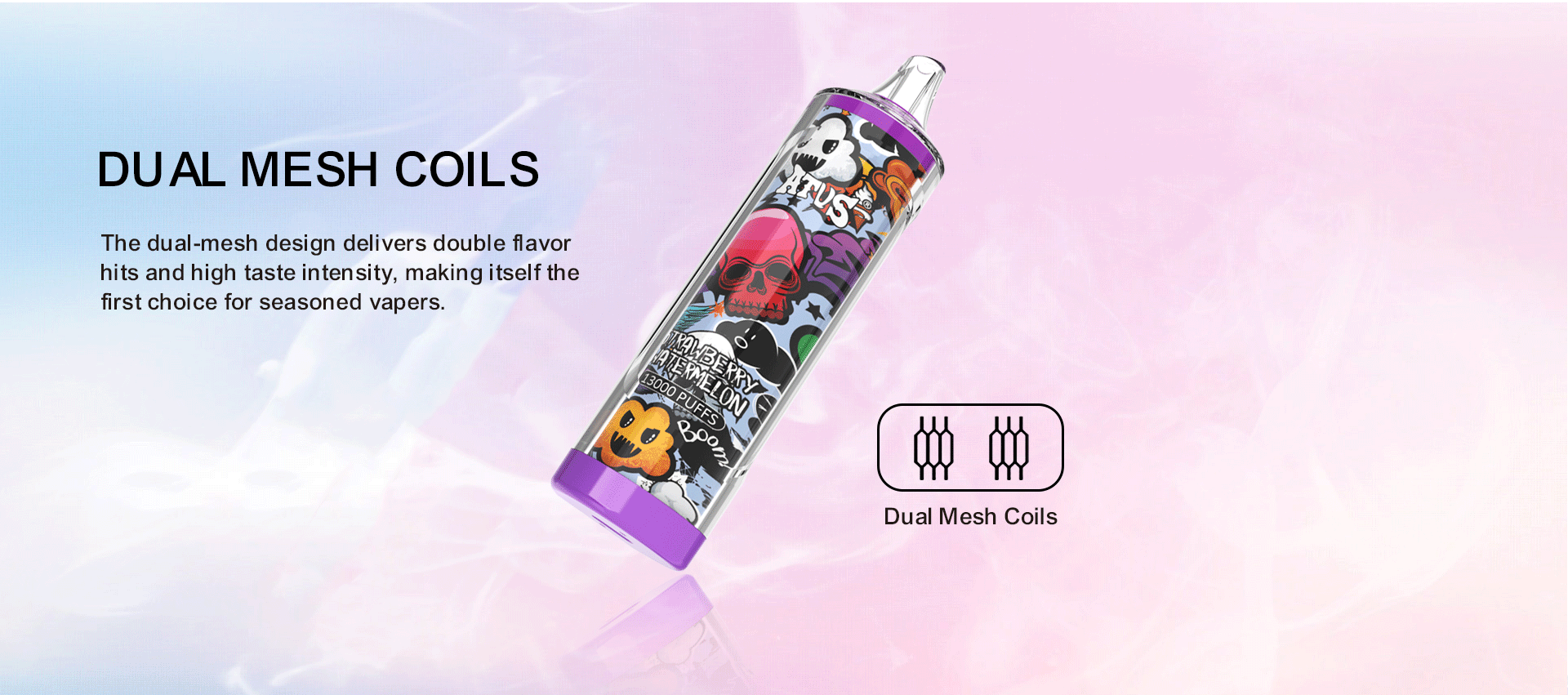 DE018 Vaper Desechable Puffs 13000 Caladas Vapers ATVS Vape