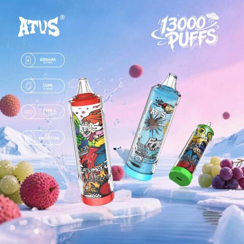 DE018 Vaper Desechable Puffs 13000 Caladas Vapers ATVS Vape