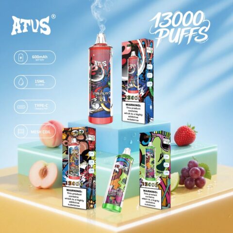 DE018 Vaper Desechable Puffs 13000 Caladas Vapers ATVS Vape