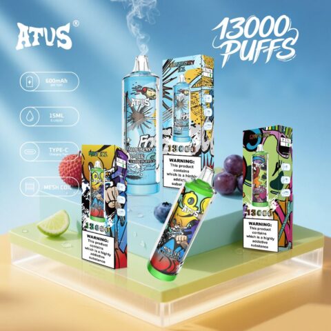 DE018 Vaper Desechable Puffs 13000 Caladas Vapers ATVS Vape