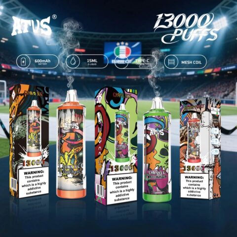 DE018 Vaper Desechable Puffs 13000 Caladas Vapers ATVS Vape