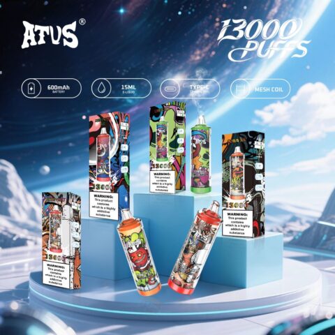 DE018 Vaper Desechable Puffs 13000 Caladas Vapers ATVS Vape