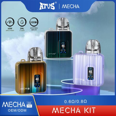 DE019 Pro Mic Dispositivo del sistema del kit de cápsulas precargado ATVS Vape