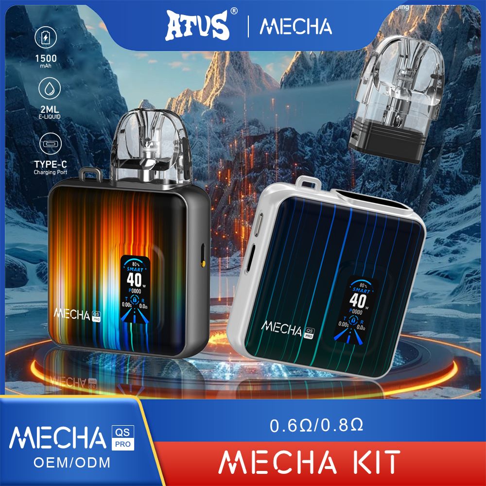 DE019 Pro Mic Dispositivo del sistema del kit de cápsulas precargado ATVS Vape