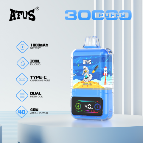 DE021 Vaper Desechable Puffs 30000 Caladas Vapers ATVS Vape