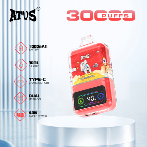 DE021 Vaper Desechable Puffs 30000 Caladas Vapers ATVS Vape