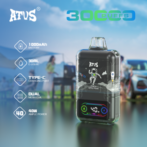 DE021 Vaper Desechable Puffs 30000 Caladas Vapers ATVS Vape