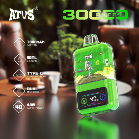 DE021 Vaper Desechable Puffs 30000 Caladas Vapers ATVS Vape