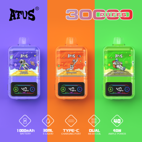 DE021 Vaper Desechable Puffs 30000 Caladas Vapers ATVS Vape