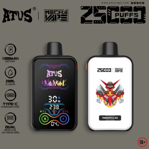 DE022 Vaper Desechable Puffs 25000 Caladas Vapers ATVS Vape