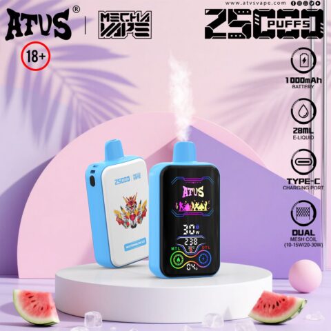 DE022 Vaper Desechable Puffs 25000 Caladas Vapers ATVS Vape
