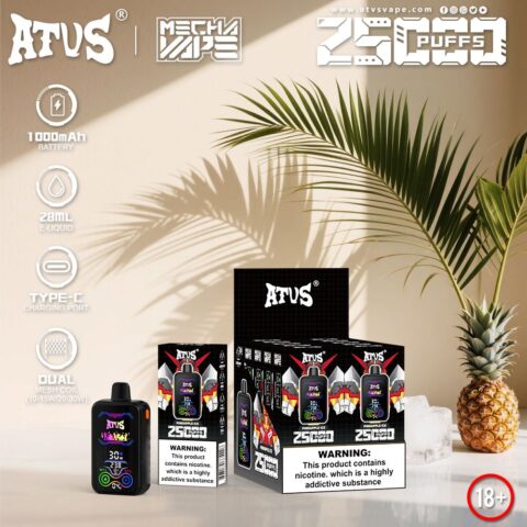 DE022 Vaper Desechable Puffs 25000 Caladas Vapers ATVS Vape