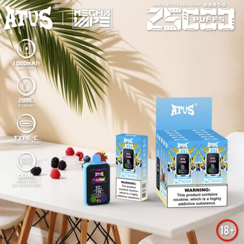 DE022 Vaper Desechable Puffs 25000 Caladas Vapers ATVS Vape