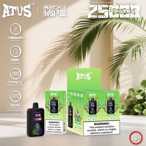 DE022 Vaper Desechable Puffs 25000 Caladas Vapers ATVS Vape