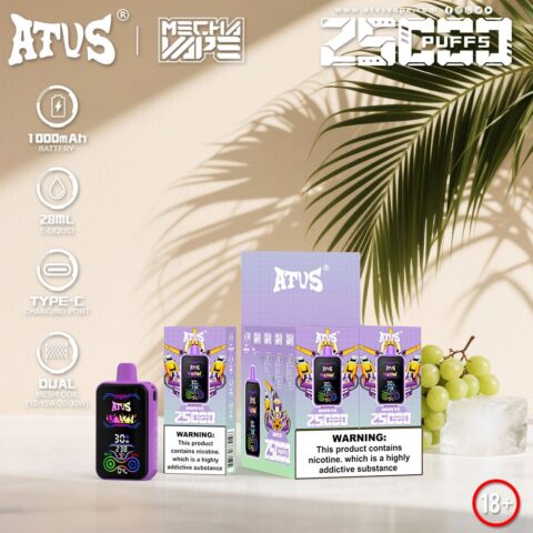 DE022 Vaper Desechable Puffs 25000 Caladas Vapers ATVS Vape