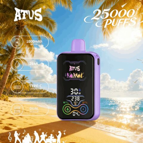 DE022 Vaper Desechable Puffs 25000 Caladas Vapers ATVS Vape