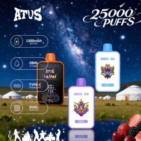 DE022 Vaper Desechable Puffs 25000 Caladas Vapers ATVS Vape