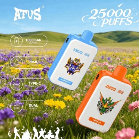 DE022 Vaper Desechable Puffs 25000 Caladas Vapers ATVS Vape