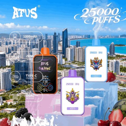 DE022 Vaper Desechable Puffs 25000 Caladas Vapers ATVS Vape