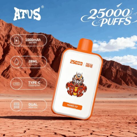 DE022 Vaper Desechable Puffs 25000 Caladas Vapers ATVS Vape