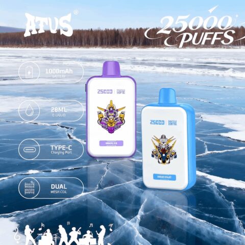 DE022 Vaper Desechable Puffs 25000 Caladas Vapers ATVS Vape