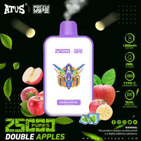 DE022 Vaper Desechable Puffs 25000 Caladas Vapers ATVS Vape