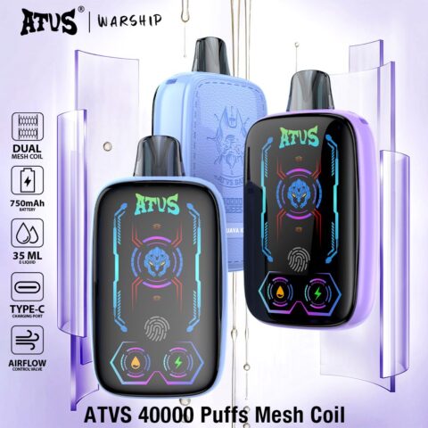 DE023 Vaper Desechable Puffs 40000 Caladas Vapers ATVS Vape