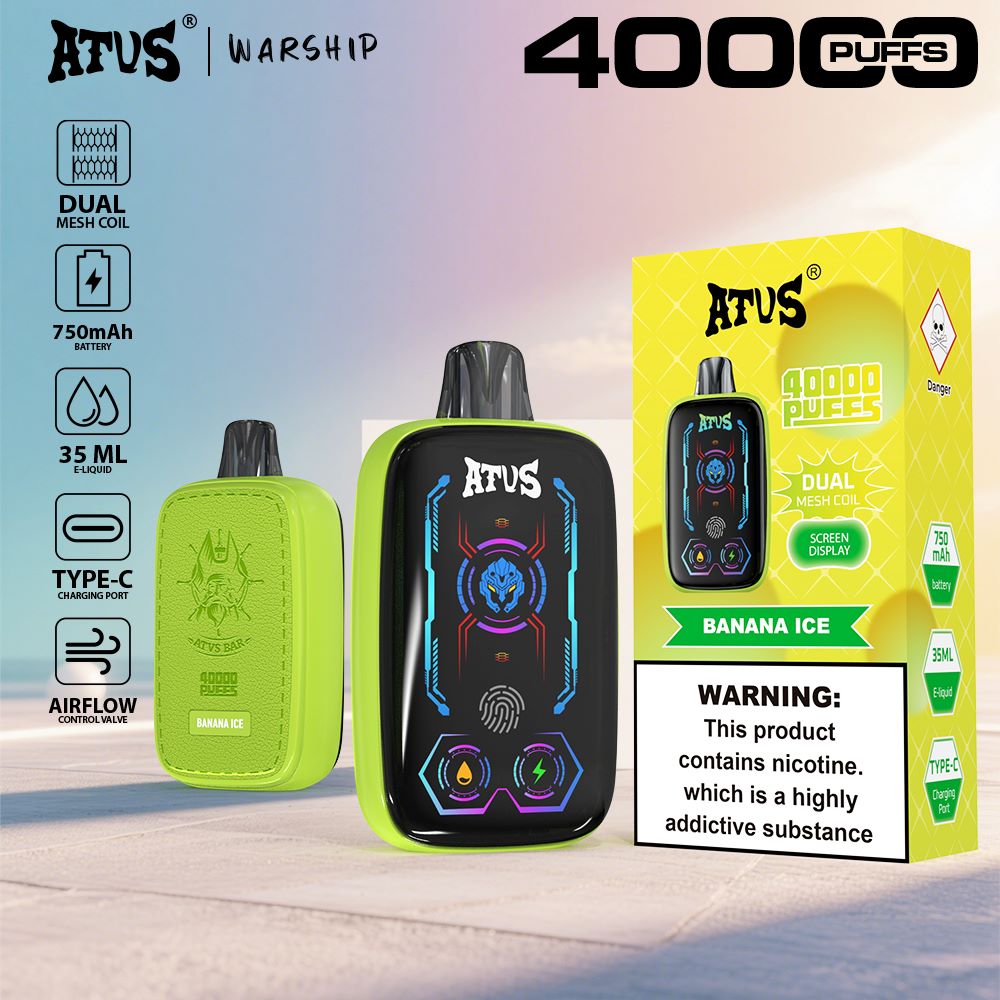 DE023 Vaper Desechable Puffs 40000 Caladas Vapers ATVS Vape