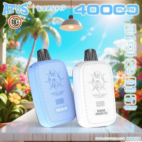 DE023 Vaper Desechable Puffs 40000 Caladas Vapers ATVS Vape