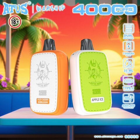 DE023 Vaper Desechable Puffs 40000 Caladas Vapers ATVS Vape