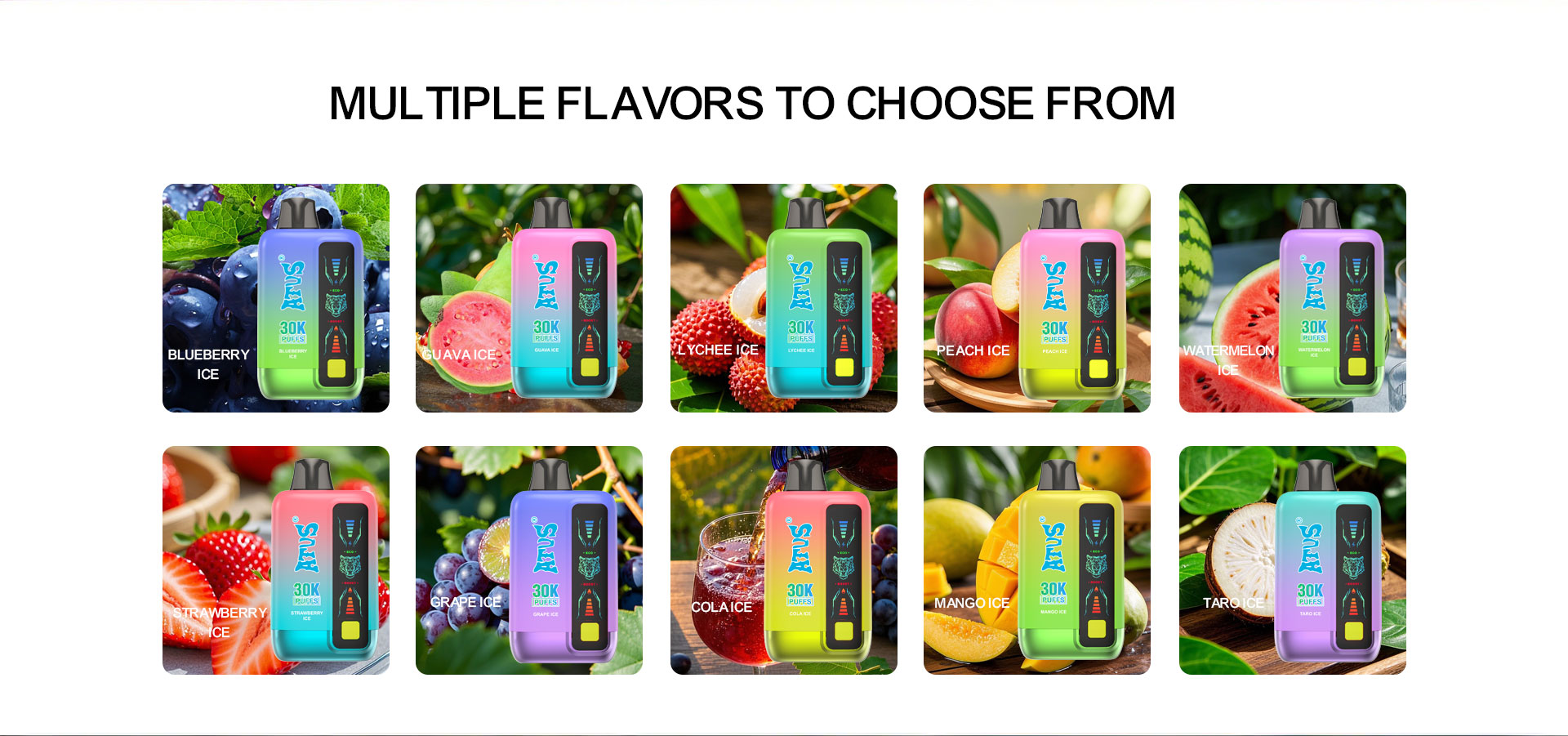 DE026 30000 Puffs Vape desechable con pantalla LED y flujo de aire ajustable ATVS Vape
