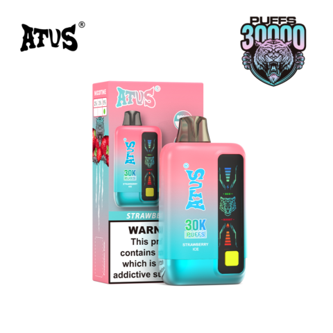 DE026 30000 Puffs Vape desechable con pantalla LED y flujo de aire ajustable ATVS Vape