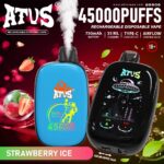 Vaper Desechable 45000 Caladas con flujo de aire ajustable y recargable ATVS E Cigarette USA Venta al por mayor Vape digital