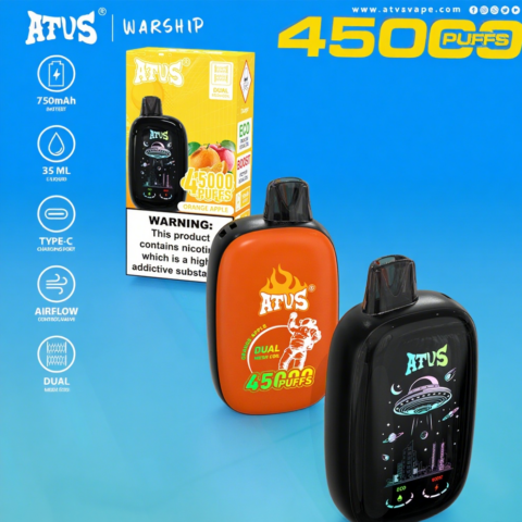 DE027 Vaper Desechable Puffs 45000 Caladas Vapers ATVS Vape