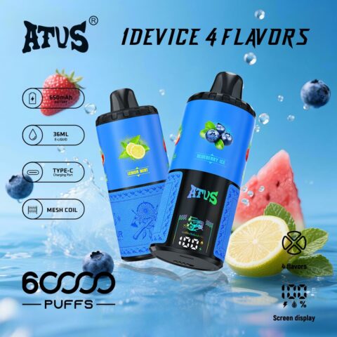 DE030 Vaper Desechable Puffs 60000 Caladas Vapers ATVS Vape
