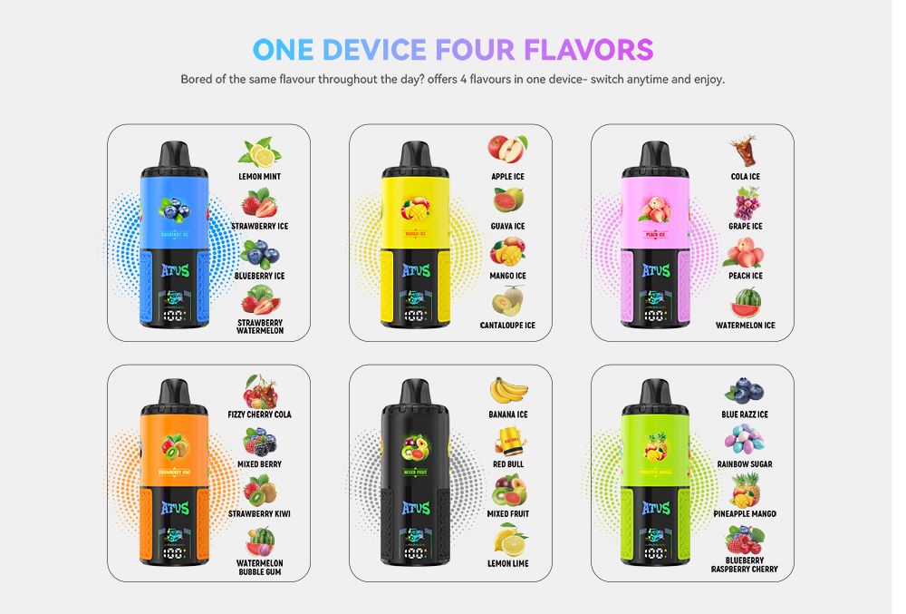 DE030 Vaper Desechable Puffs 60000 Caladas Vapers ATVS Vape