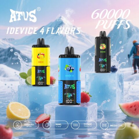 DE030 Vaper Desechable Puffs 60000 Caladas Vapers ATVS Vape