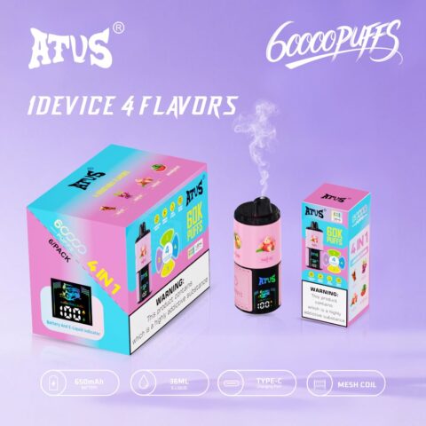 DE030 Vaper Desechable Puffs 60000 Caladas Vapers ATVS Vape
