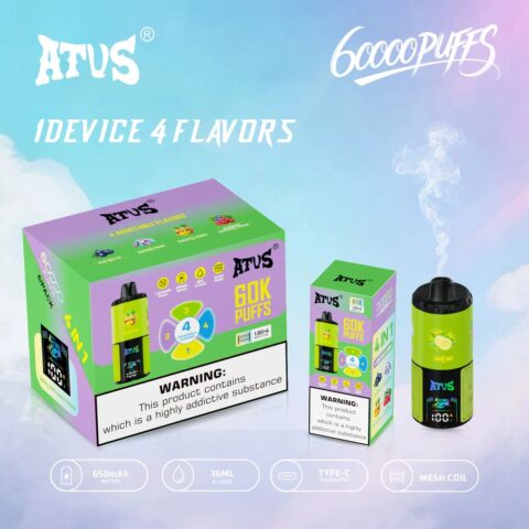 DE030 Vaper Desechable Puffs 60000 Caladas Vapers ATVS Vape