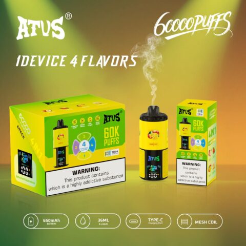 DE030 Vaper Desechable Puffs 60000 Caladas Vapers ATVS Vape
