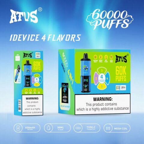 DE030 Vaper Desechable Puffs 60000 Caladas Vapers ATVS Vape