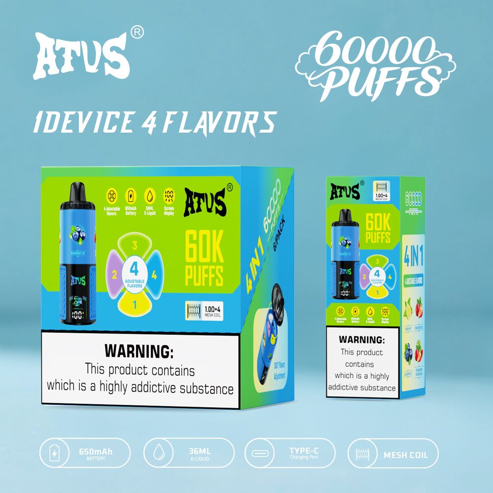 DE030 Vaper Desechable Puffs 60000 Caladas Vapers ATVS Vape