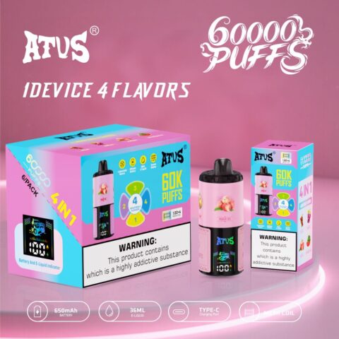 DE030 Vaper Desechable Puffs 60000 Caladas Vapers ATVS Vape
