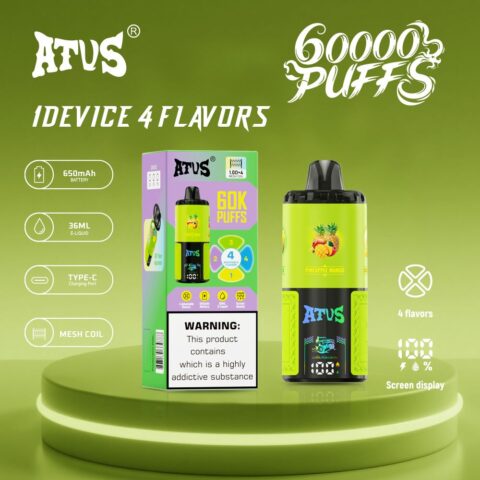 DE030 Vaper Desechable Puffs 60000 Caladas Vapers ATVS Vape