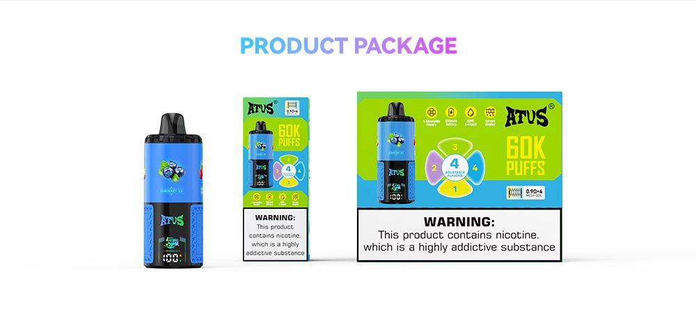 DE030 Vaper Desechable Puffs 60000 Caladas Vapers ATVS Vape